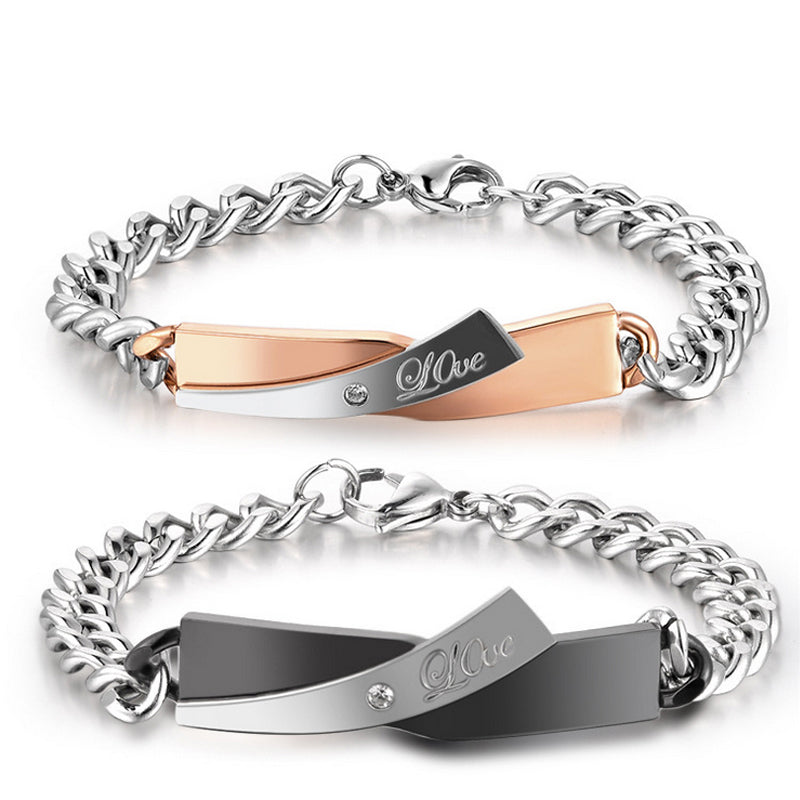 Love Wave - Hem en Haar Armband Set
