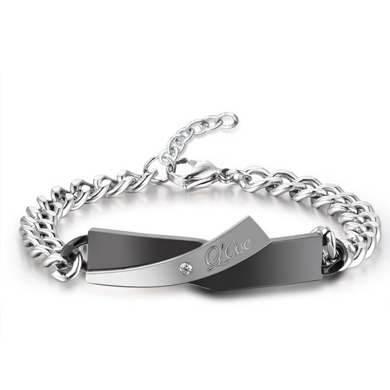 Love Wave - Hem en Haar Armband Set