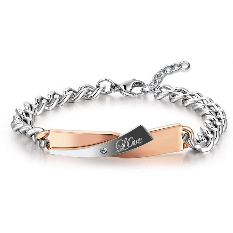 Love Wave - Hem en Haar Armband Set