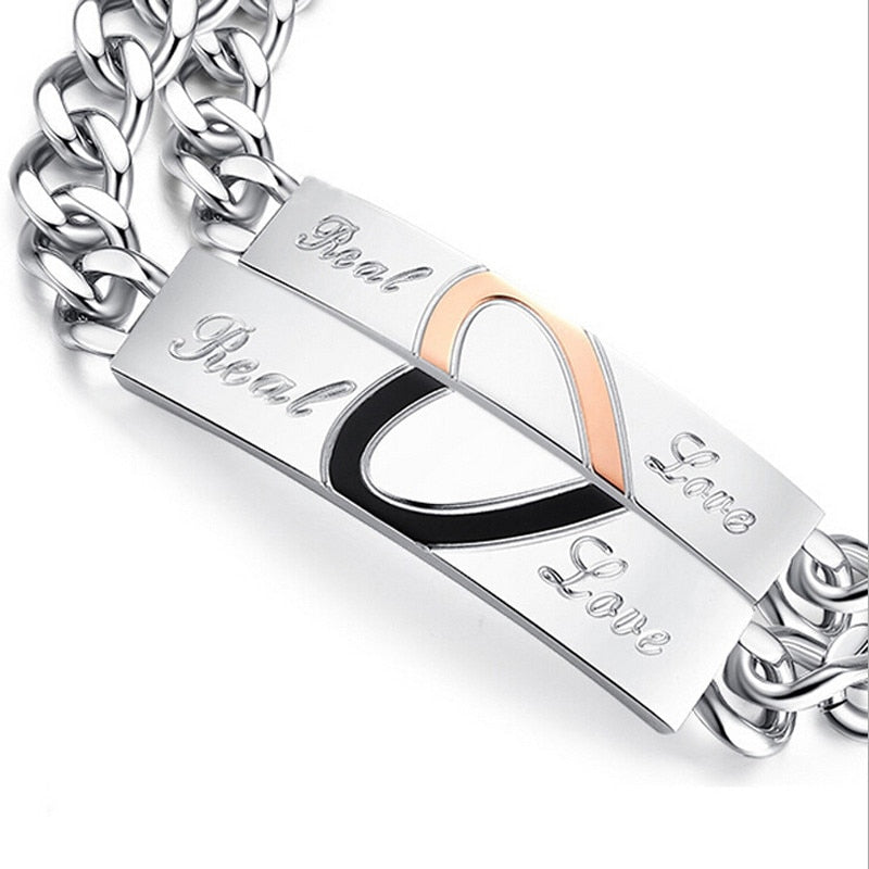 Real Love - Hem en Haar Armband Set