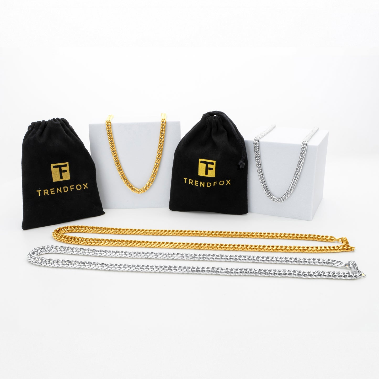 Klassieke Heren Ketting - Goud Kleurig - Staal