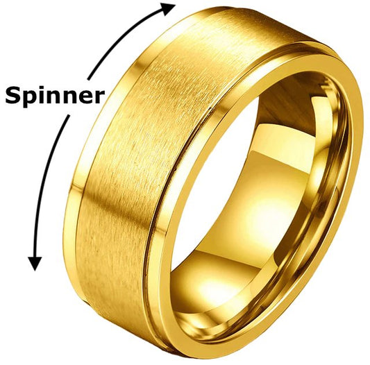 Anxiety Ring - Fidget Spinner - Goud Kleurig - TrendFox