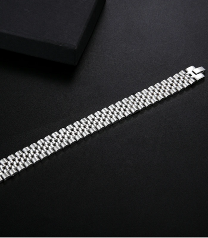 Jubilee Stijl Armband - Zilver Kleurig - Staal