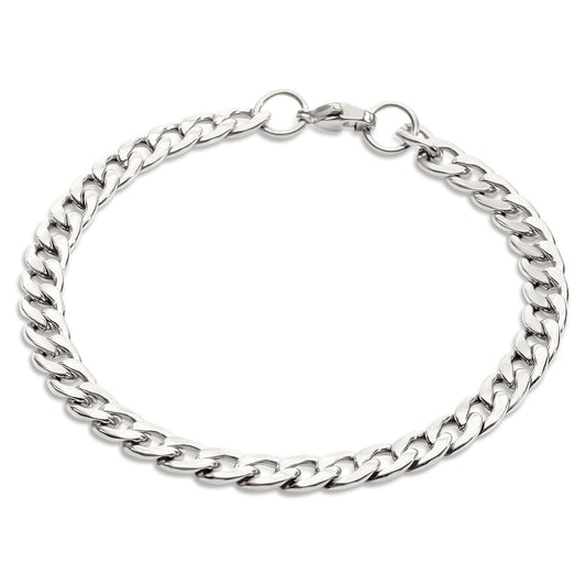 Cuban Link Armband - Zilver Kleurig - Staal