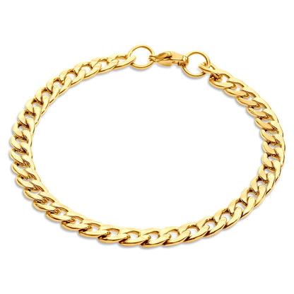 Cuban Link Armband - Goud Kleurig - Staal