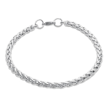 Vossenstaart Armband - Staal - Zilver Kleurig