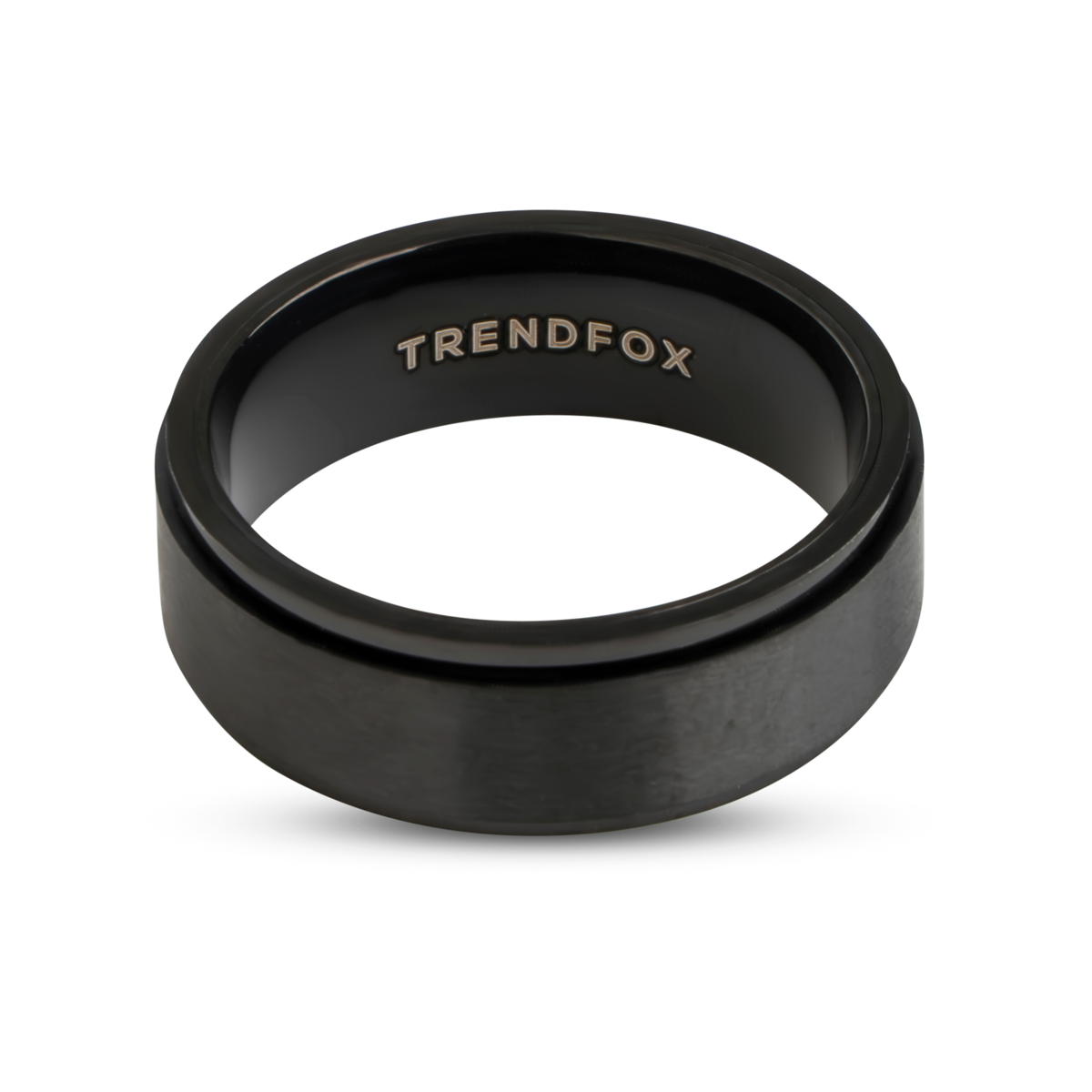 Anxiety Ring / Fidget Spinner - Zwart - Staal
