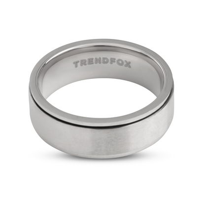 Anxiety Ring / Fidget Spinner - Zilver Kleurig - Staal