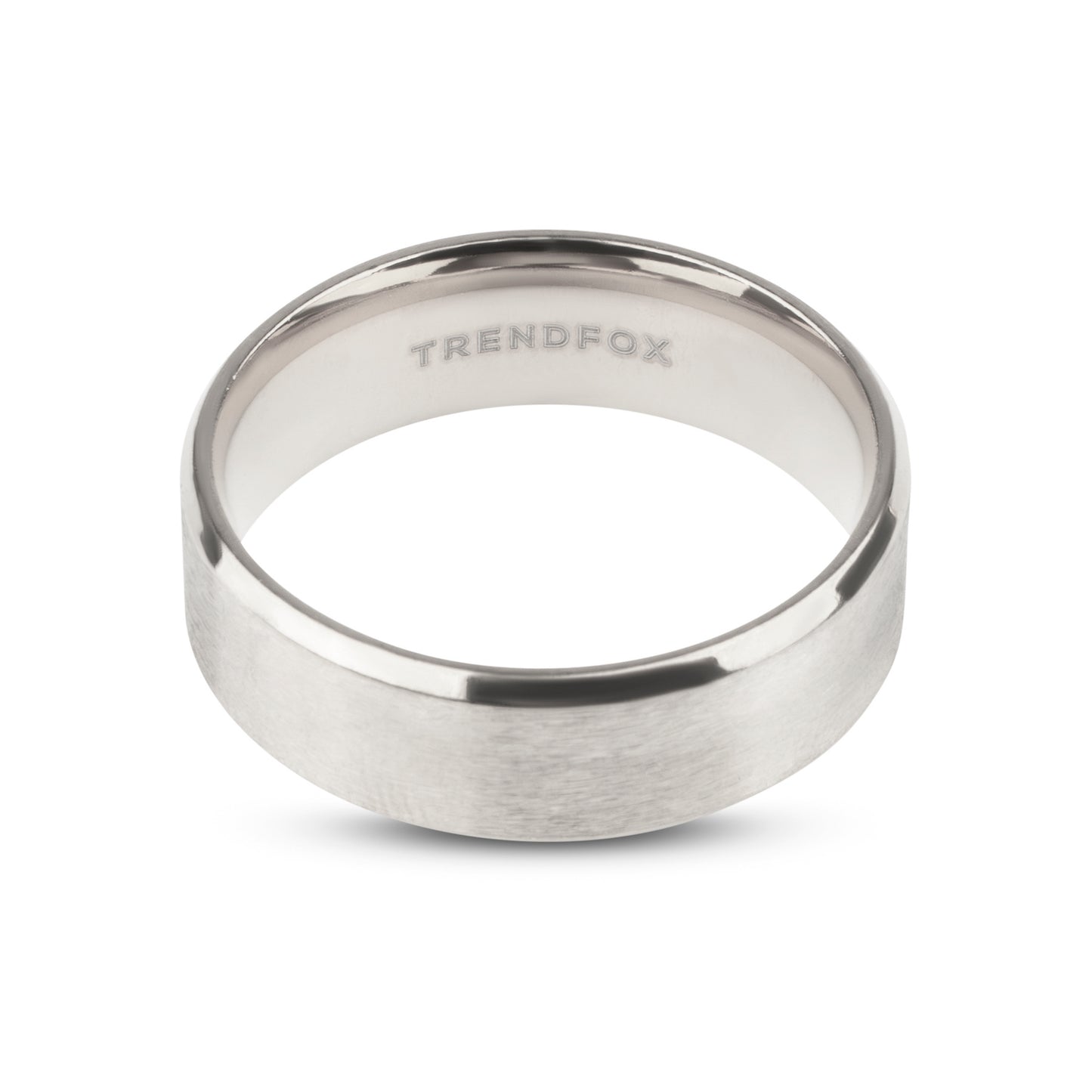 Stalen Ring met Strak Gepolijste Rand - Zilver Kleurig