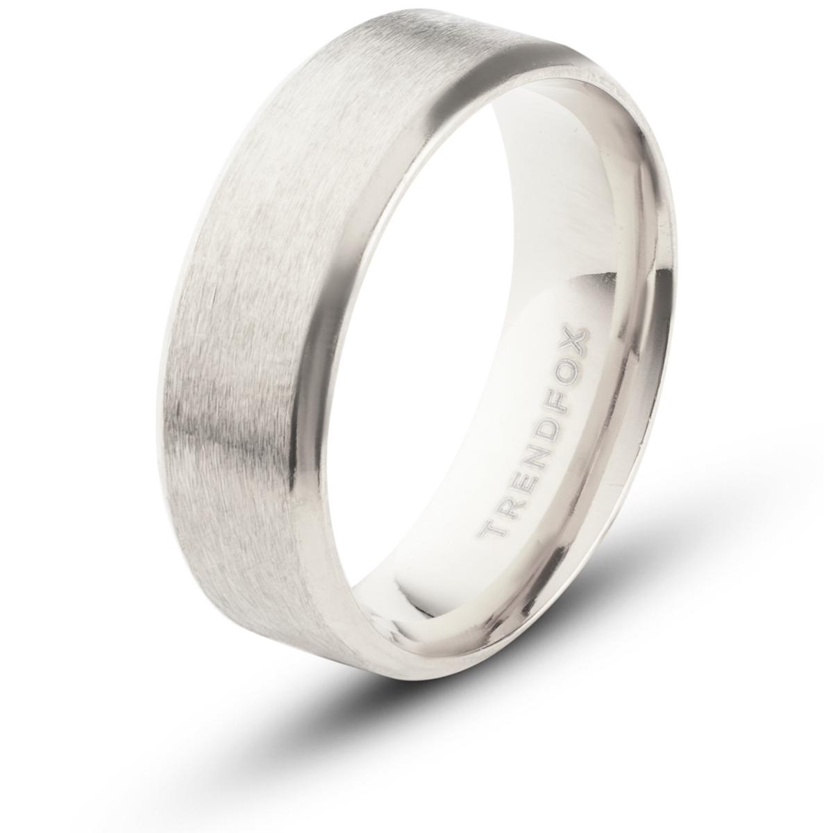 Stalen Ring met Strak Gepolijste Rand - Zilver Kleurig