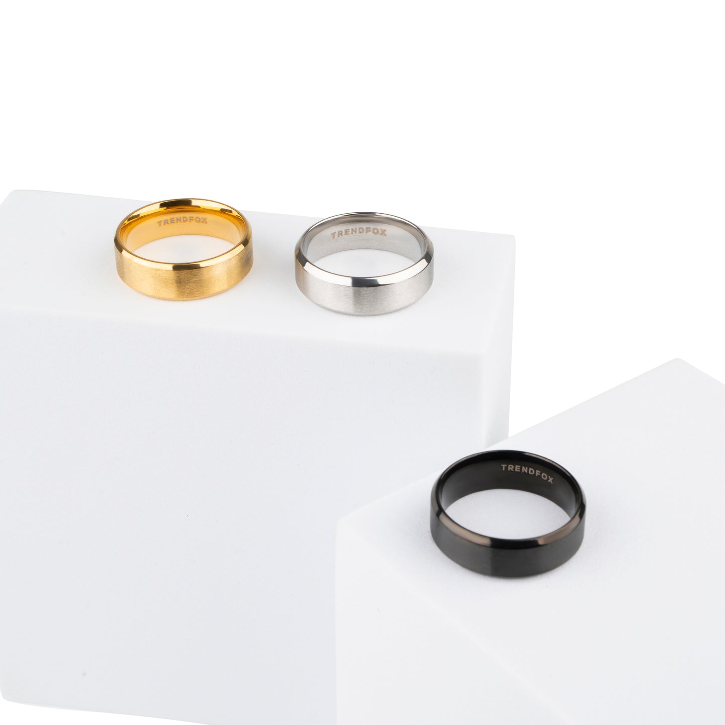 Stalen Ring met Strak Gepolijste Rand - Zilver Kleurig