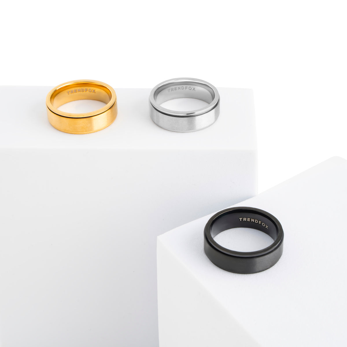Anxiety Ring / Fidget Spinner - Zilver Kleurig - Staal