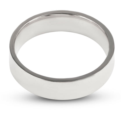 Hoogglans Gepolijste Ring - Zilver Kleurig - Staal