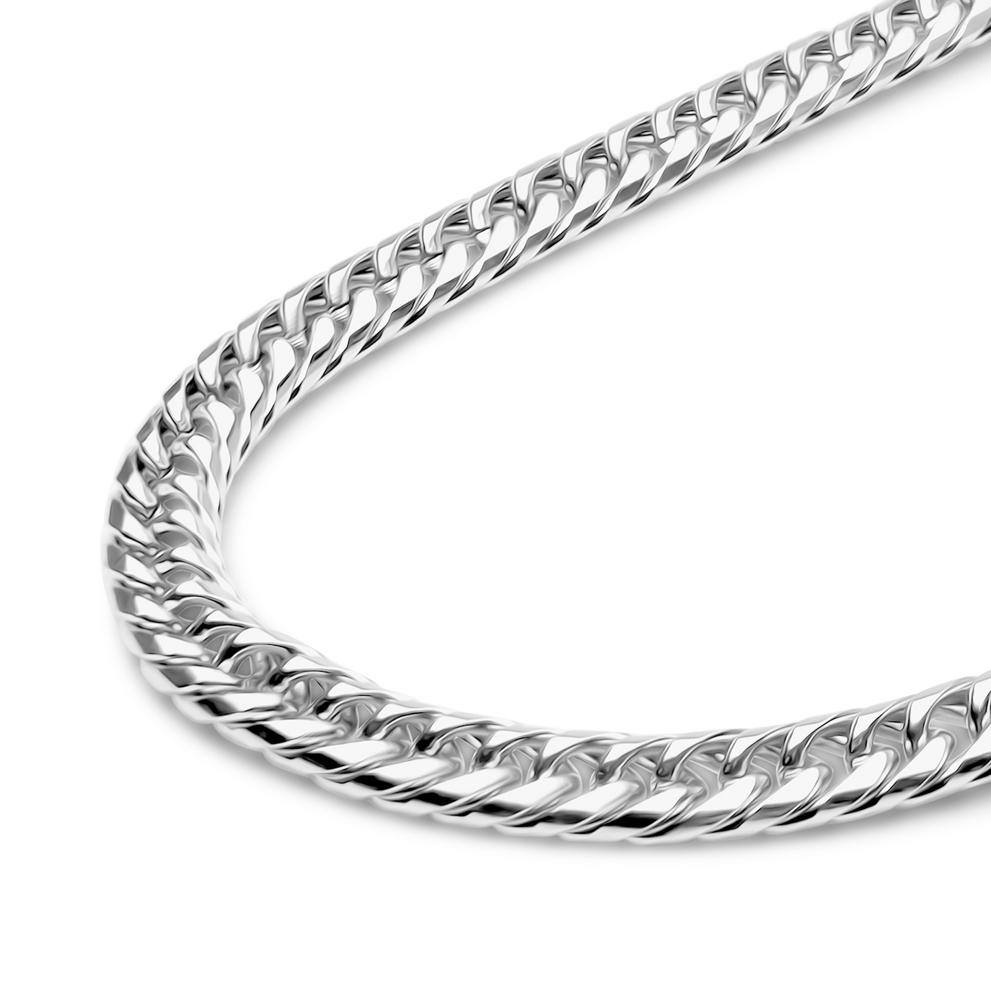 Klassieke Heren Ketting - Zilver Kleurig - Staal