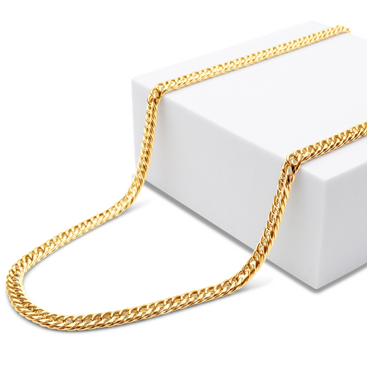 Klassieke Heren Ketting - Goud Kleurig - Staal