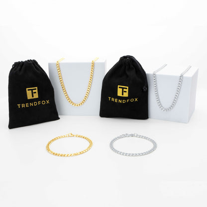 Curb Chain Ketting - Staal - Zilver Kleurig