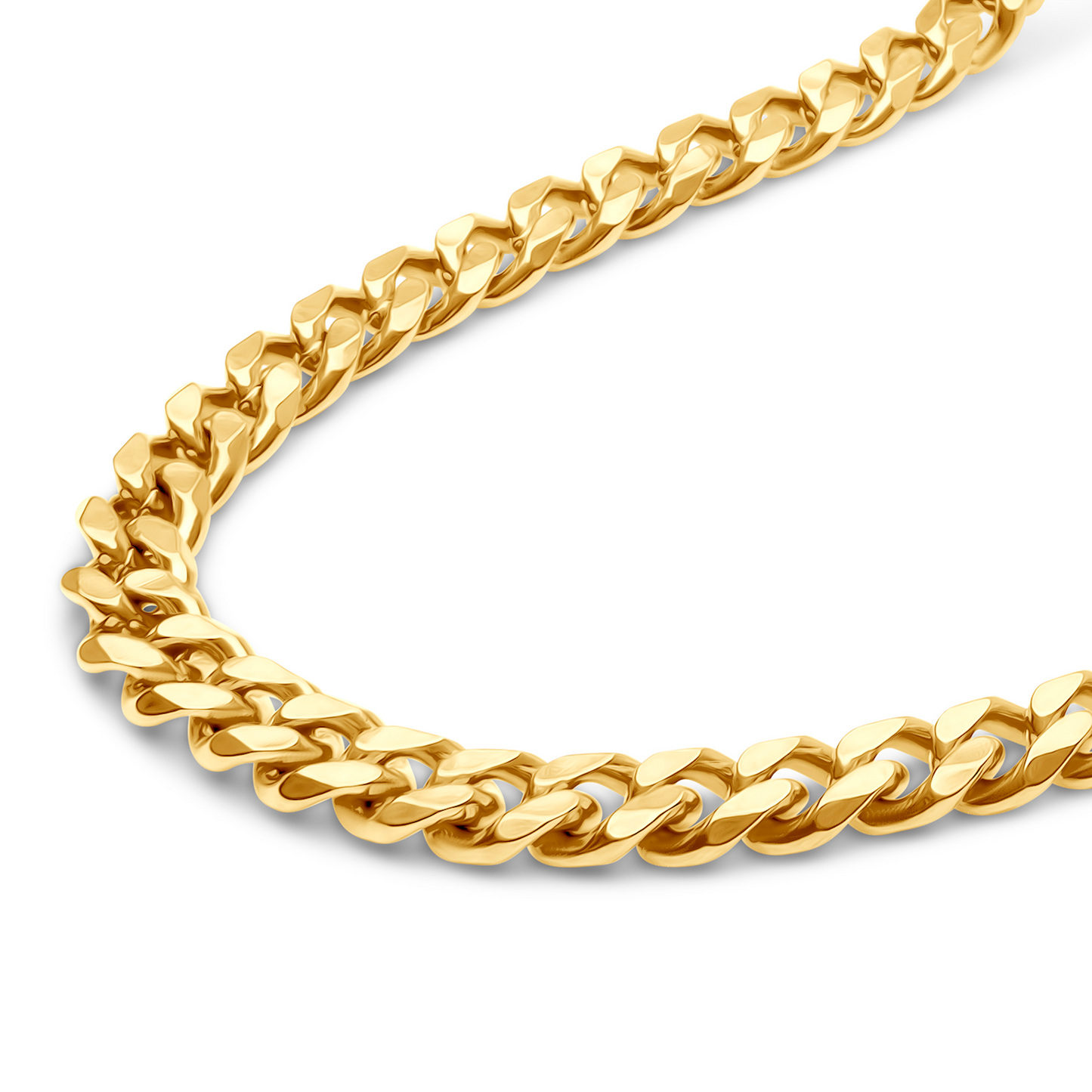 Curb Chain Armband - Goud Kleurig - Staal