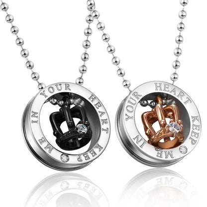 Keep Me In Your Heart - Hem en Haar Ketting Set