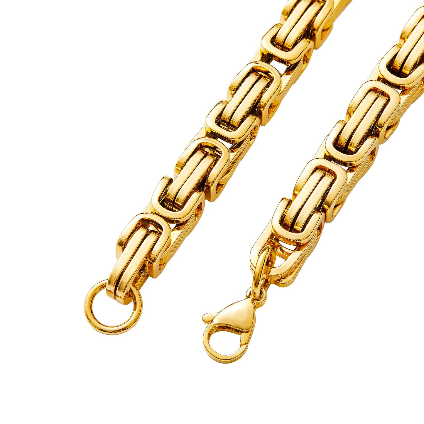 Koningsketting - Dubbele Schakel - Goud Kleurig