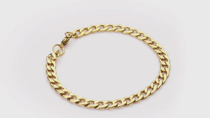 Cuban Link Armband - Goud Kleurig - Staal