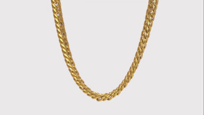 Klassieke Heren Ketting - Goud Kleurig - Staal