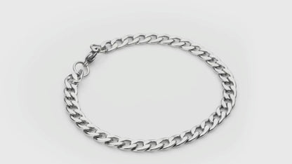 Cuban Link Armband - Zilver Kleurig - Staal