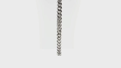 Curb Chain Ketting - Staal - Zilver Kleurig