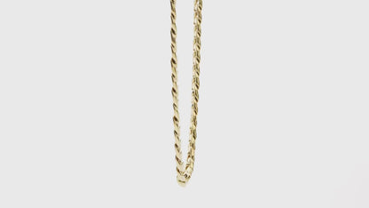Cuban Link Ketting - Staal - Goud Kleurig