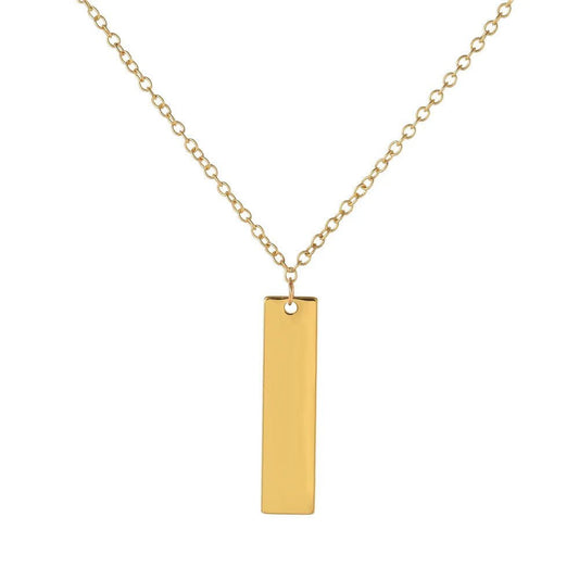 Ketting met Blanco Hanger - Goud Kleurig - TrendFox
